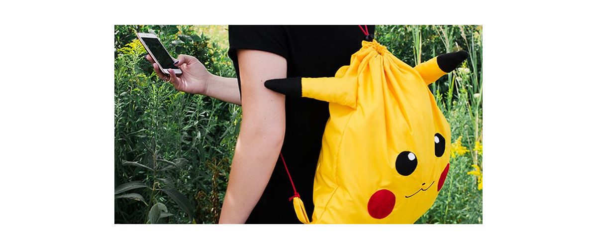 Coudre le sac a dos pikachu