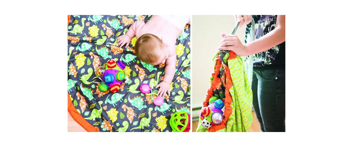 Tutoriel : Coudre un sac-tapis de jeu pour enfants, pratique et multifonction