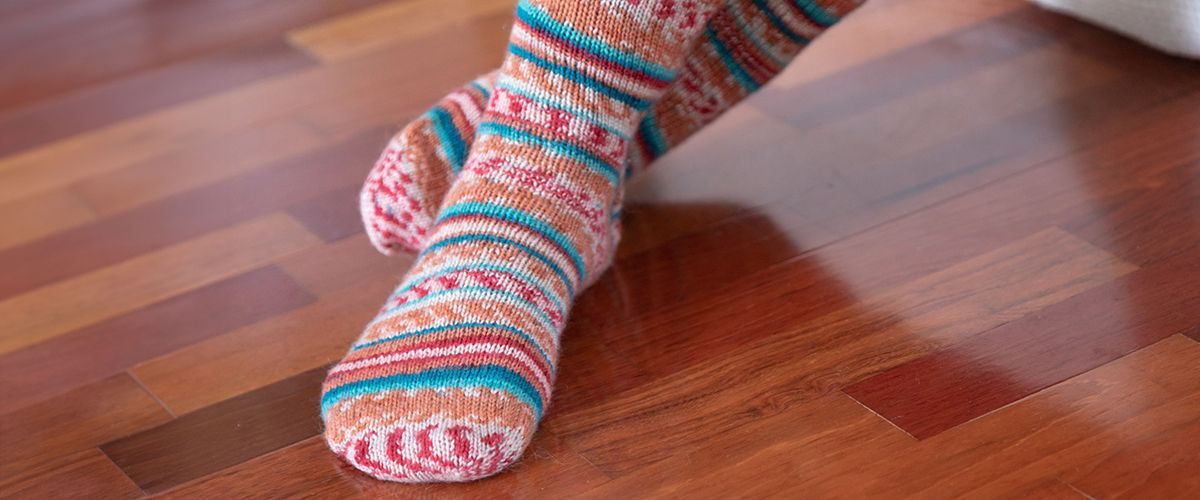 Patron gratuit : Tricoter des chaussettes de base facilement