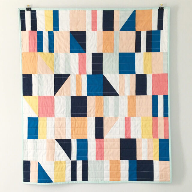 The Side walk chalk quilt par Meghan de Then came June